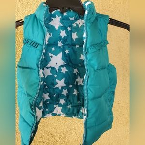 Girls Reversable puffer vest